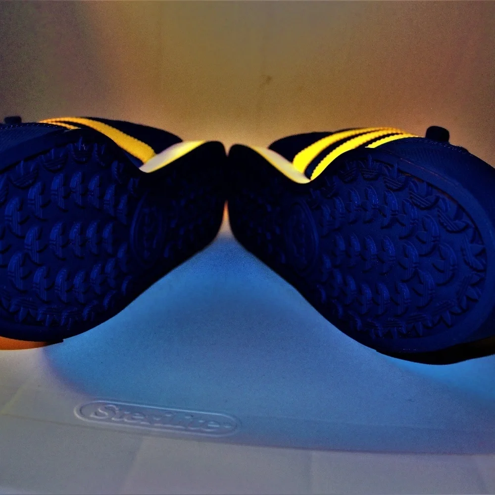 adidas Blue and Yellow Athletic Shoes